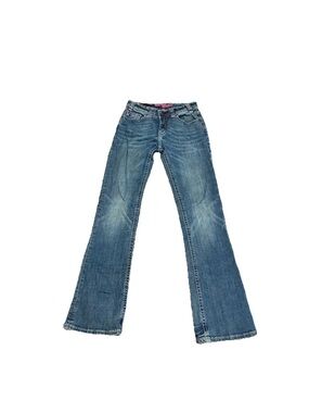 Rock & Roll Cowgirl Blue Boot Cut Jeans Size 26/34